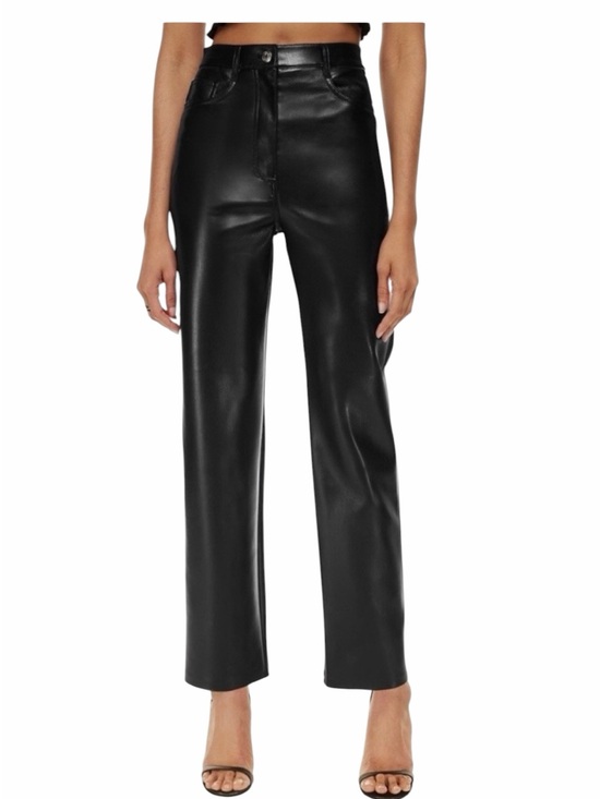 Wilfred Pants - Aritzia Wilfred The Melina Pant High Waisted Vegan Leather Black Size 4